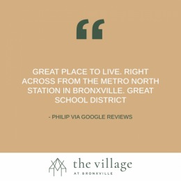 Instagram post from @thevillageatbronxville on May 12, 2022 12:59:05pm